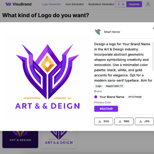 Select and download designs
